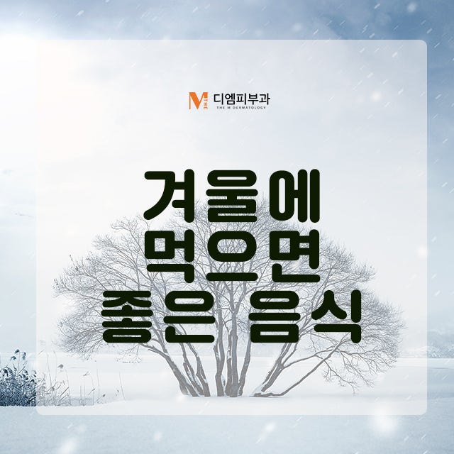 겨울에먹으면좋은음식으로 겨울나기!