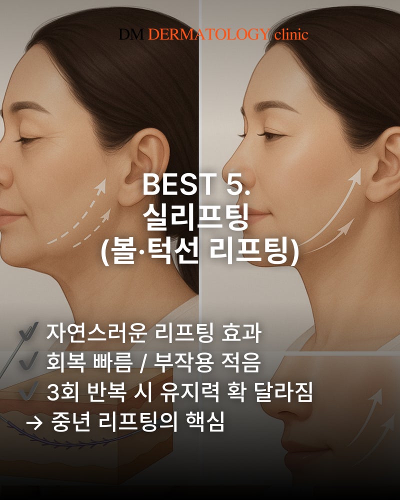 40·50대를 위한 동안 시술 BEST 5! 코필러부터 눈가 처짐, 실리프팅까지 사진 7